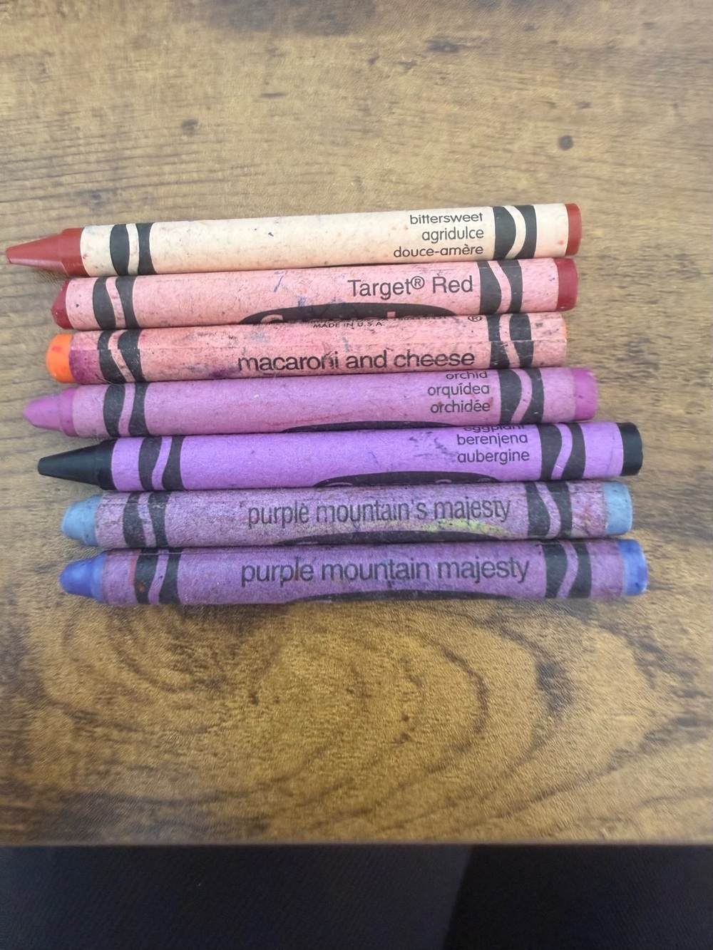 Target Red and Purple Mountain's Majesty Crayon Set - Target